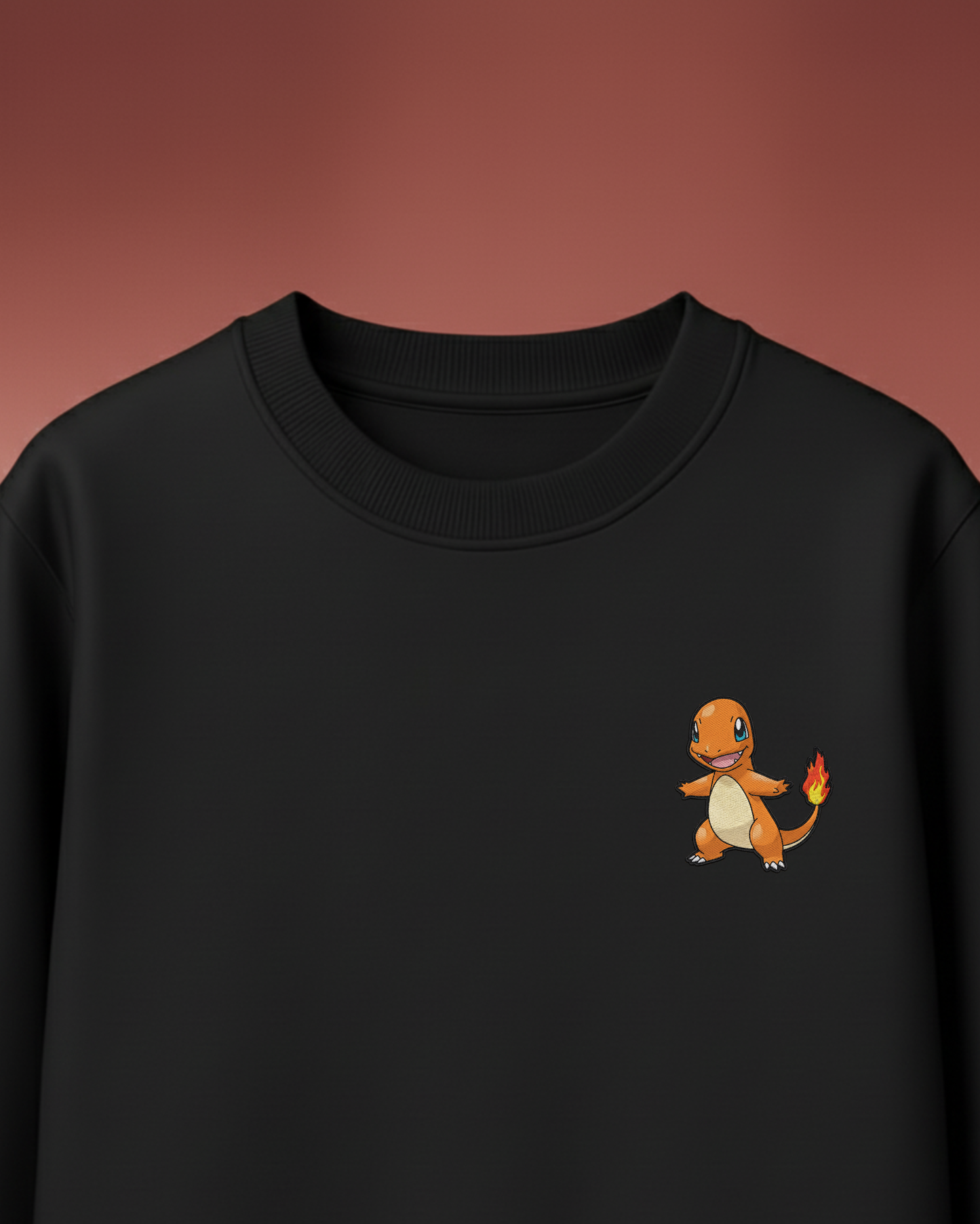 Charmander Embroidered T-Shirt