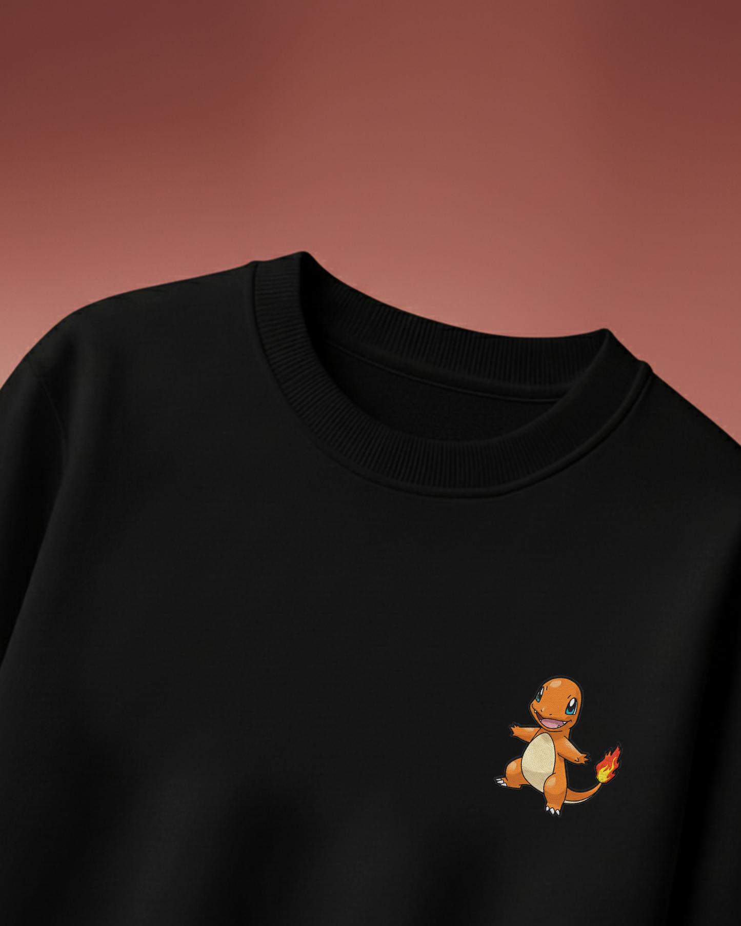 Charmander Embroidered T-Shirt